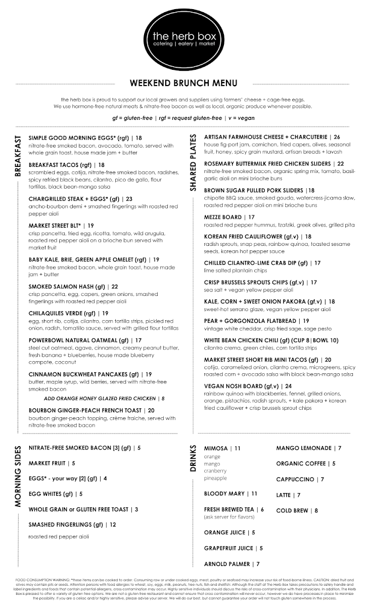 The Herb Box Menu - Image 2