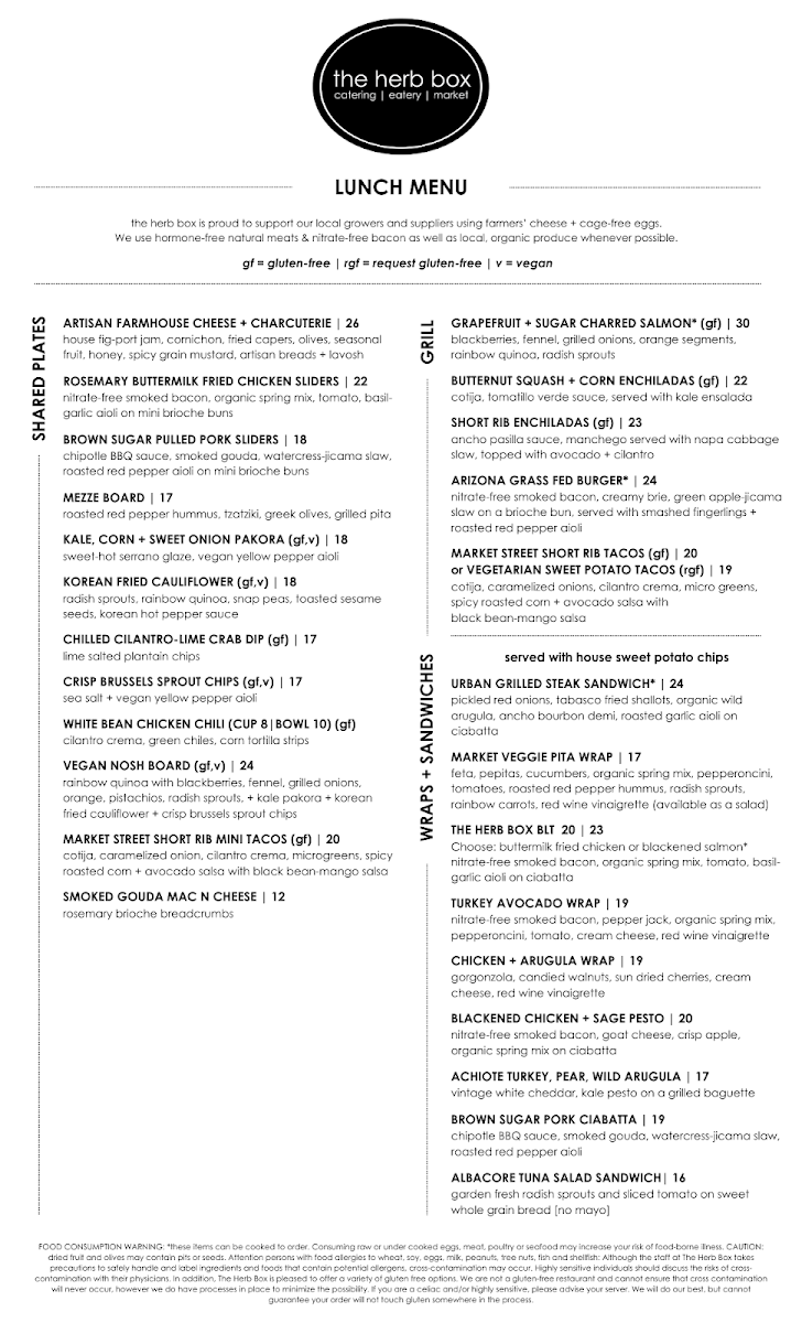 The Herb Box Menu - Image 3